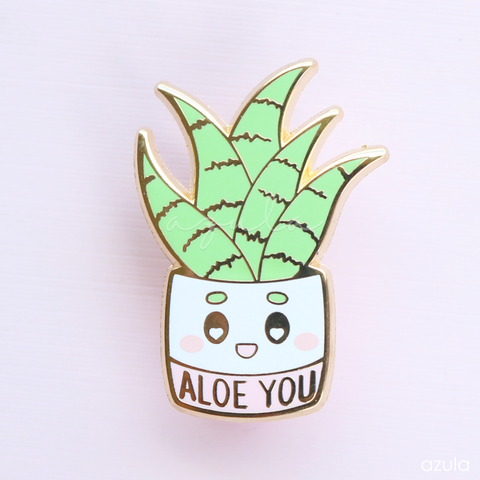 ALOE YOU ✦ ENAMEL PIN