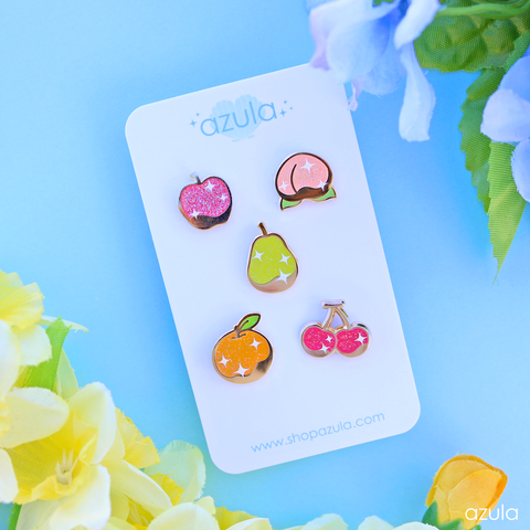 FRUIT FILLERS ✦ ENAMEL PIN SET